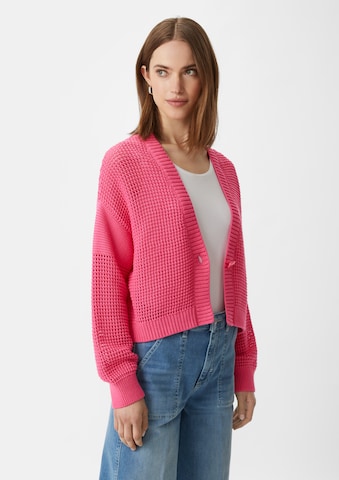 comma casual identity Gebreid vest in Roze: voorkant