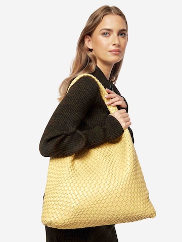 L37 HANDMADE SHOES Handtas 'KANSAS' in Geel