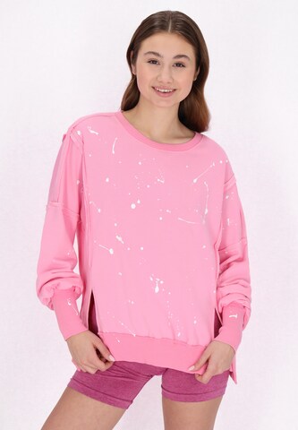 myMo ATHLSR Sweatshirt in Roze: voorkant