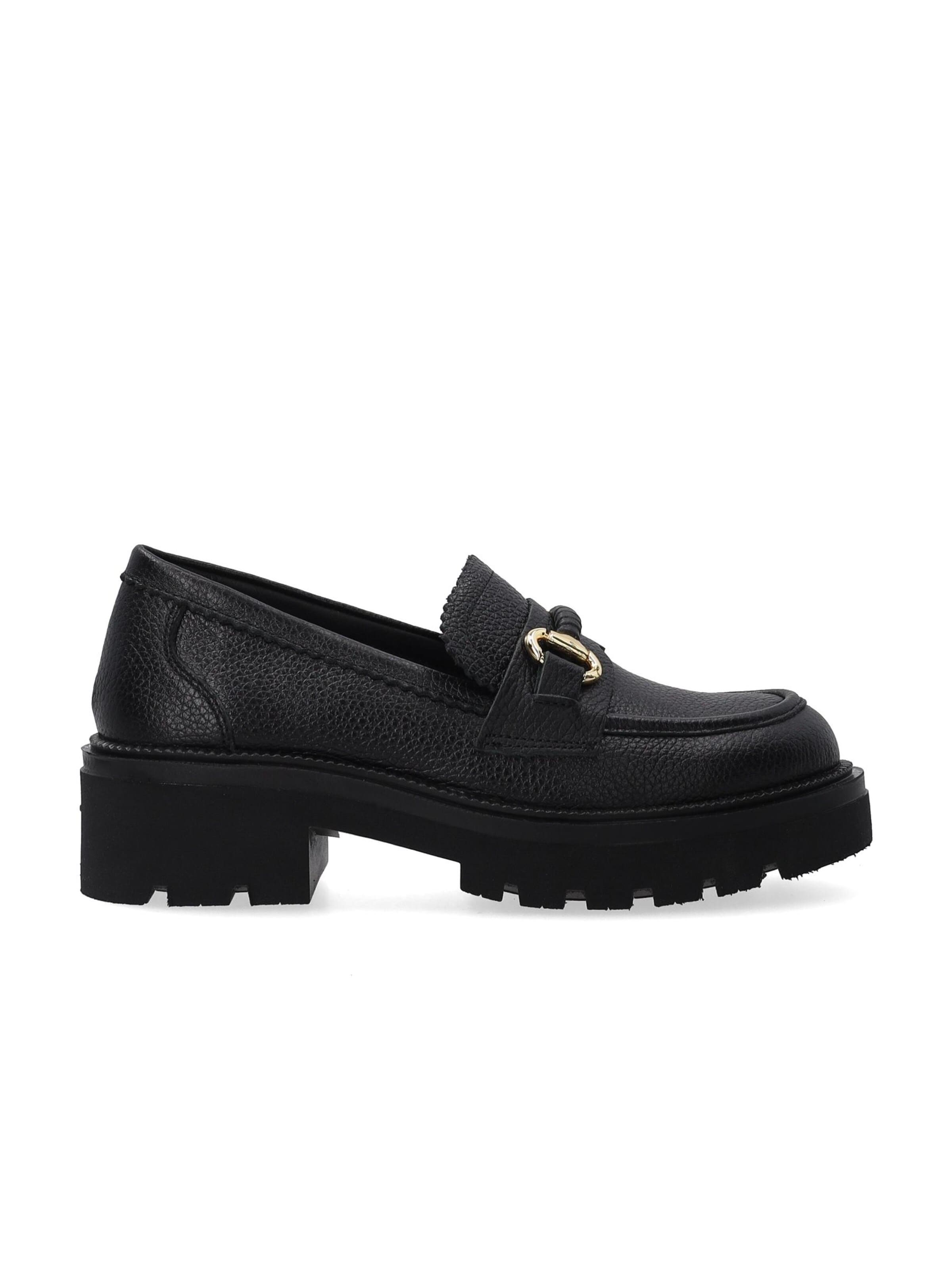 VENEZIA Moccasin 'Venezia' in Black: front
