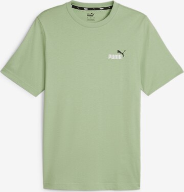 PUMA Sportshirt 'Essentials+' in Grün: predná strana