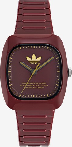 ADIDAS ORIGINALS Analog Watch 'RETRO WAVE TWO' in Red: front