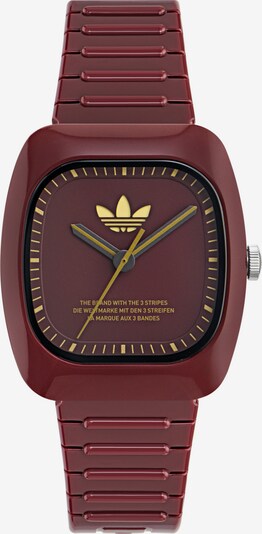 ADIDAS ORIGINALS Analoog horloge 'RETRO WAVE TWO' in de kleur Goud / Donkerrood, Productweergave