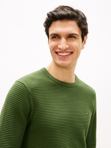 TOMMY HILFIGER Trui 'Seasonal' in Groen