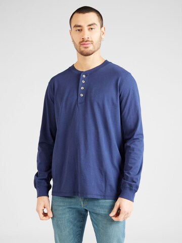 LEVI'S ® Tričko '4 Button Henley' - Modrá: predná strana