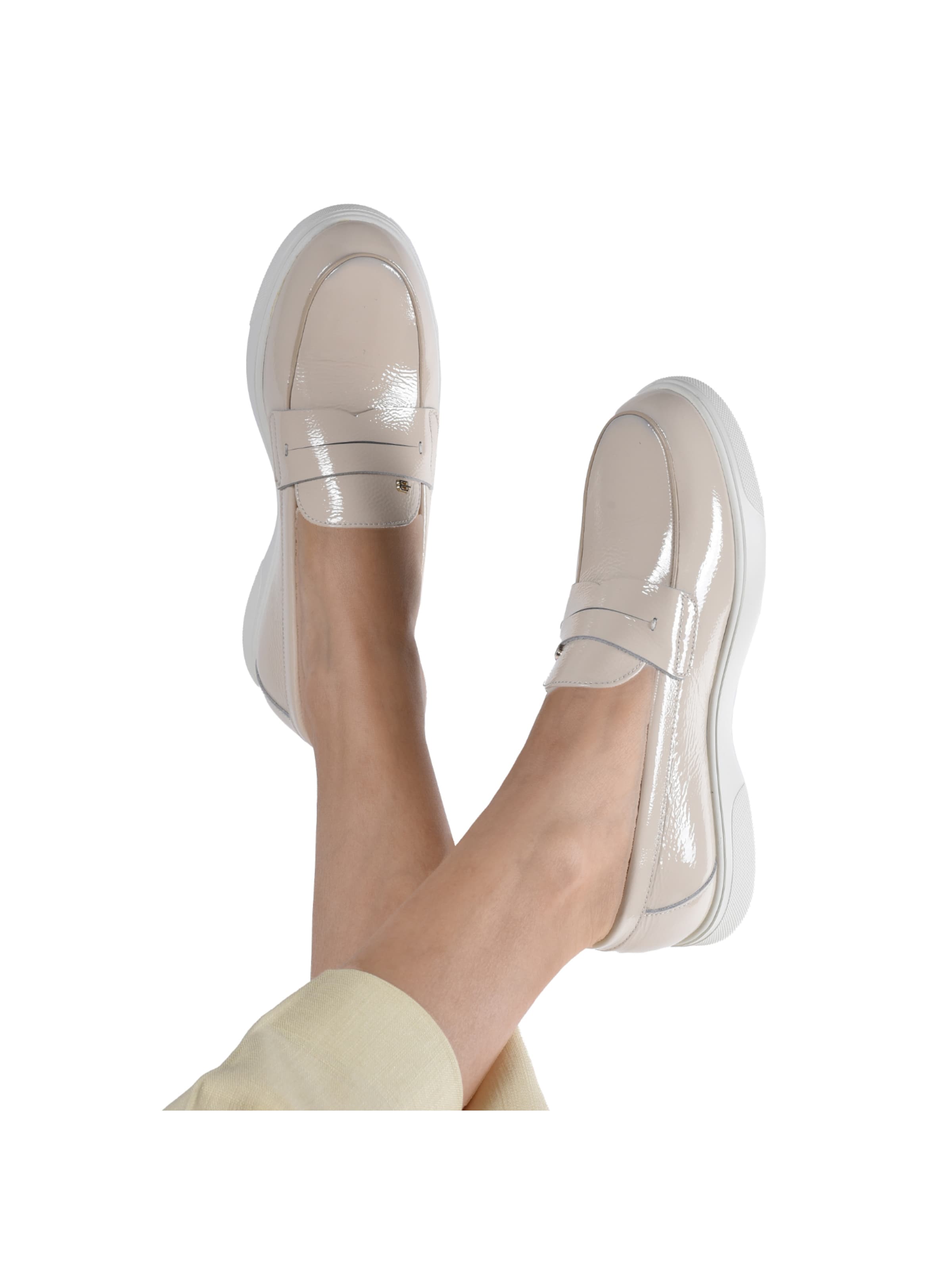 BALDININI Moccasin in Beige: front