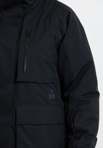 SOS Outdoor Jacket 'Keilberg' in Black