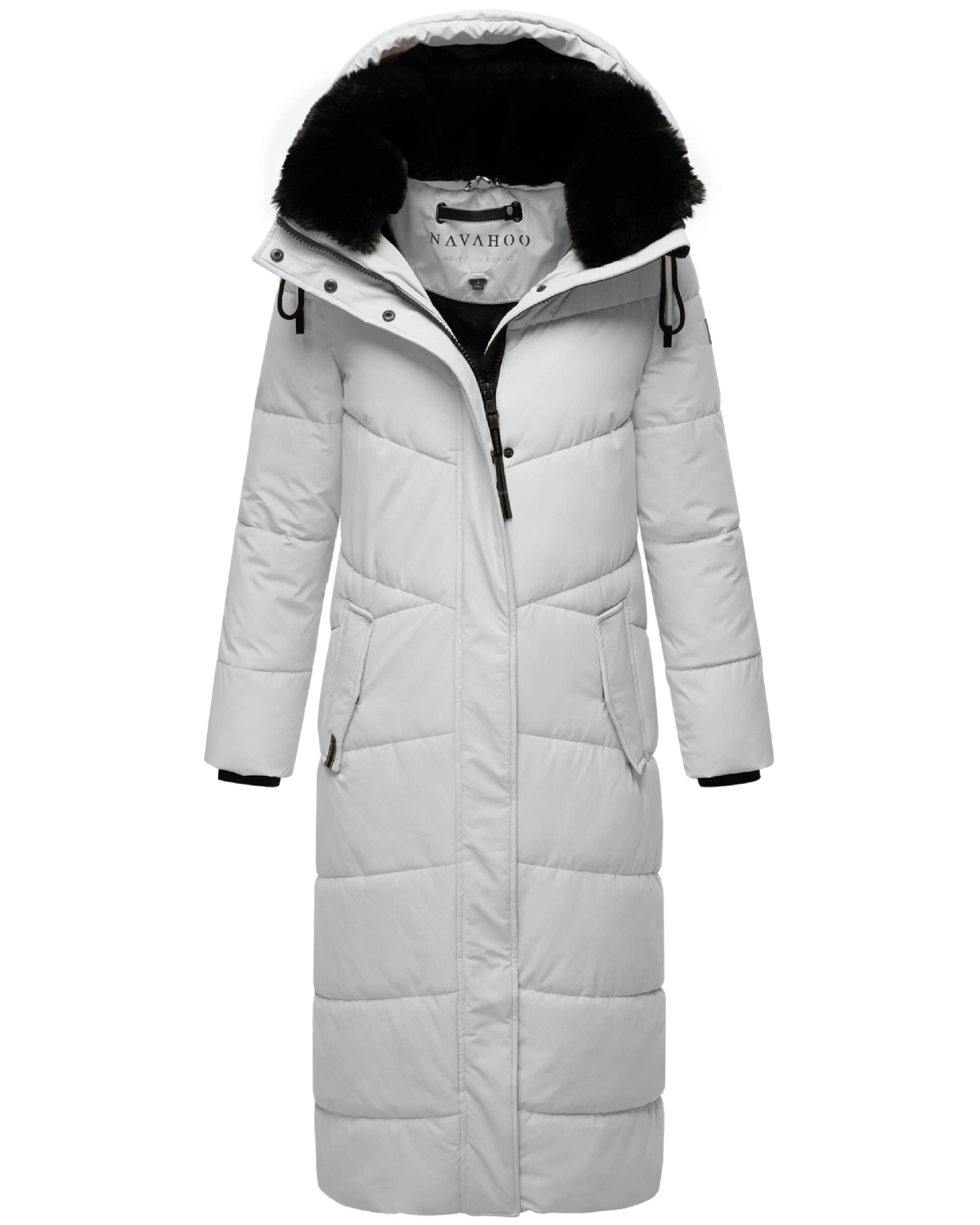 NAVAHOO Zimný kabát 'Hingucker' - Sivá
