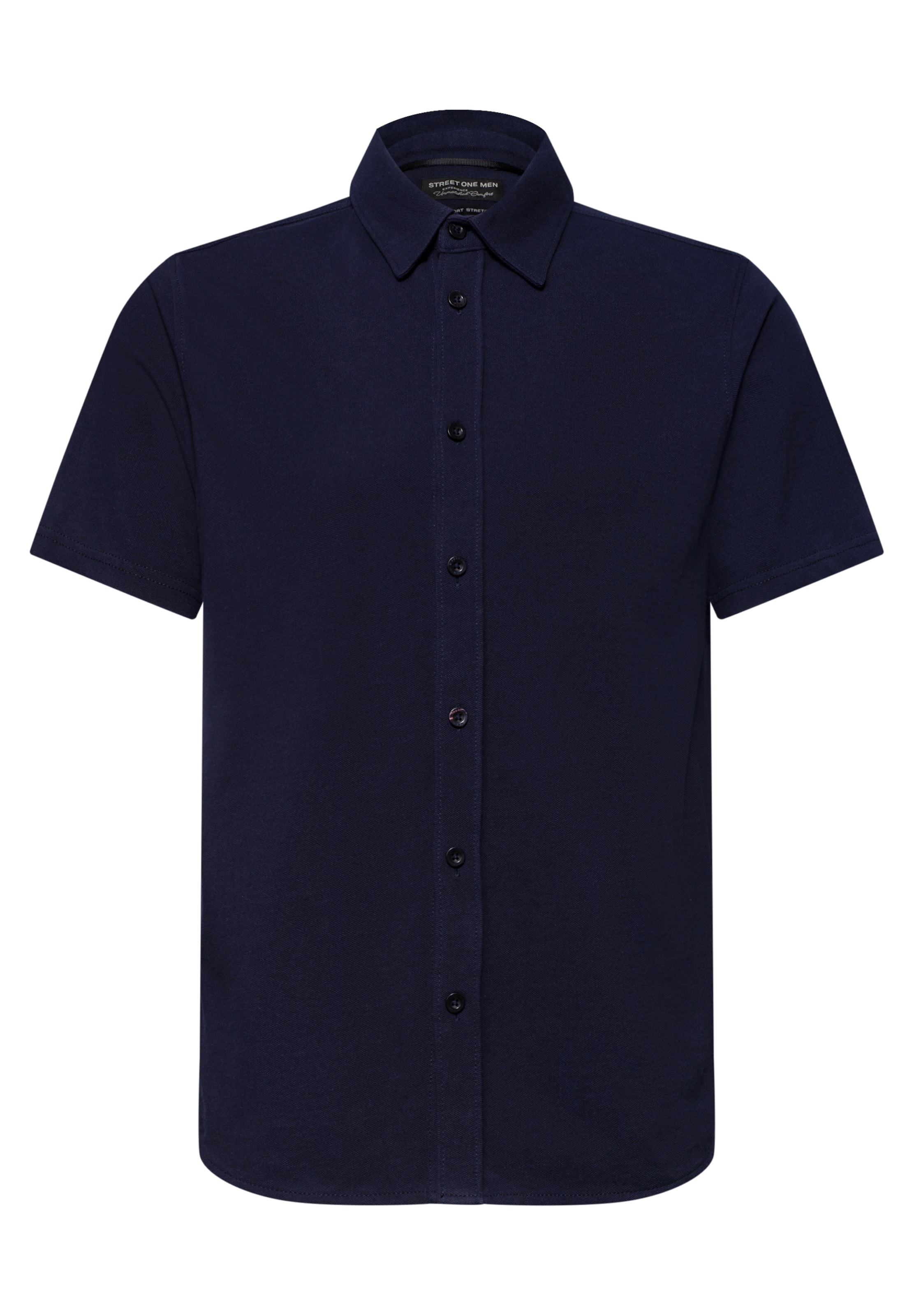 Street One MEN Hemd in Blau: Vorderseite