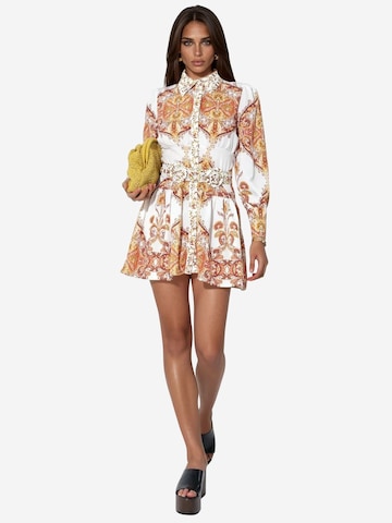 MSN Collection Blousejurk in Wit: voorkant