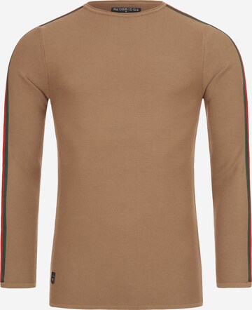 Redbridge Sweater 'Columbus' in Brown: front