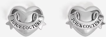 sidabrinė Juicy Couture Auskarai 'Icon Heart': priekis