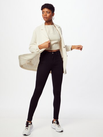 KnowledgeCotton Apparel Skinny Τζιν σε μαύρο