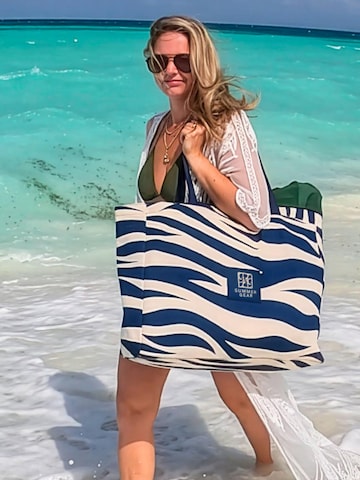 SummerGear Strandtas 'Duna XL' in Blauw: voorkant