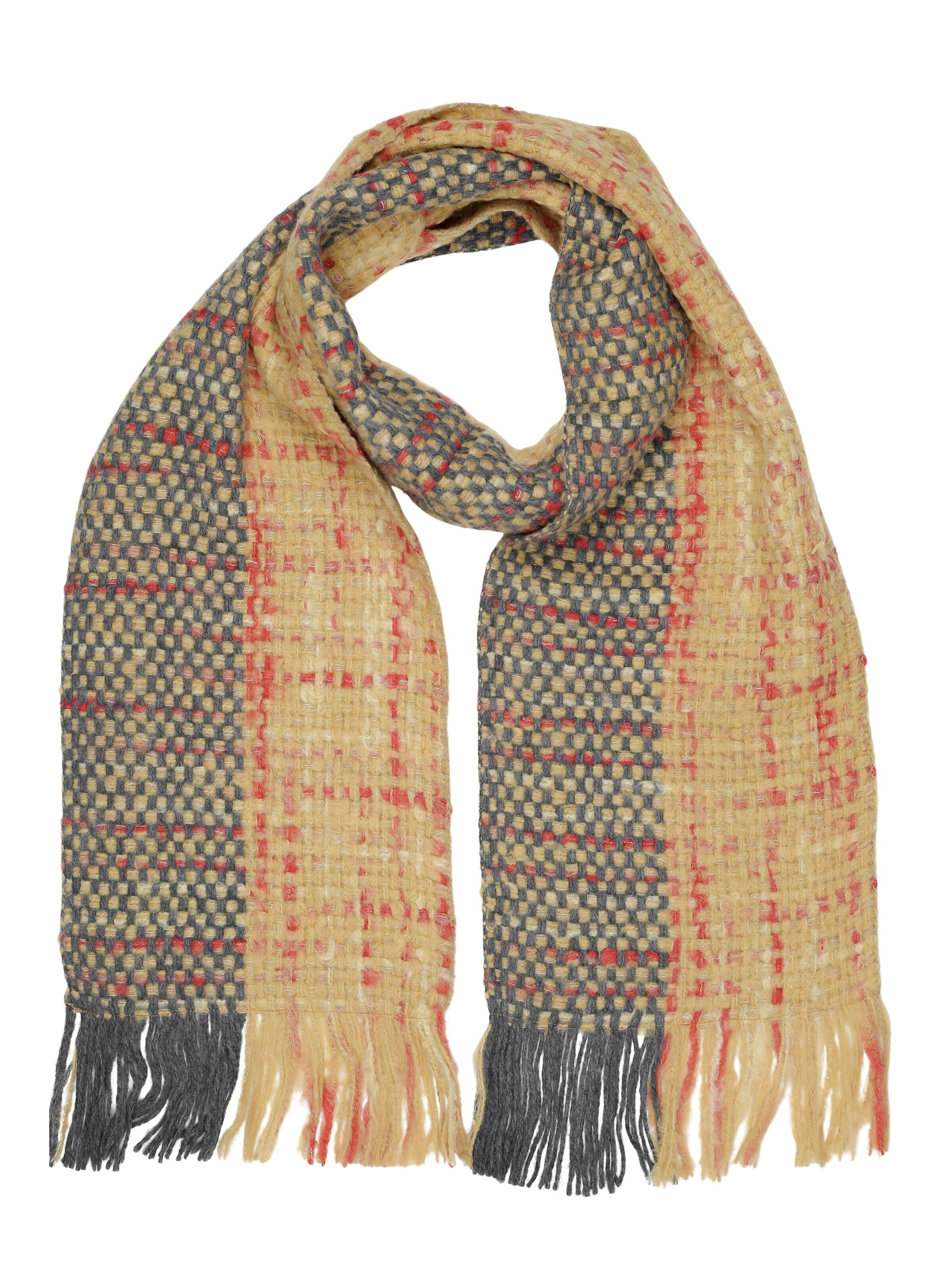 COLLEZIONE ALESSANDRO Scarf 'Tscherpa' in Red