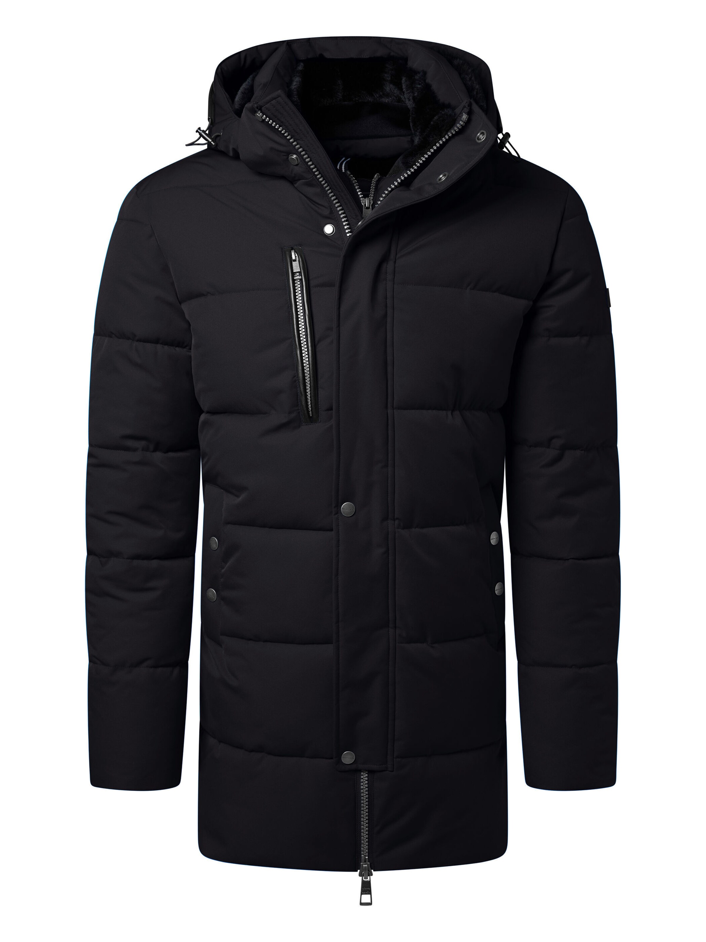PIERRE CARDIN Winter Jacket in Black: front