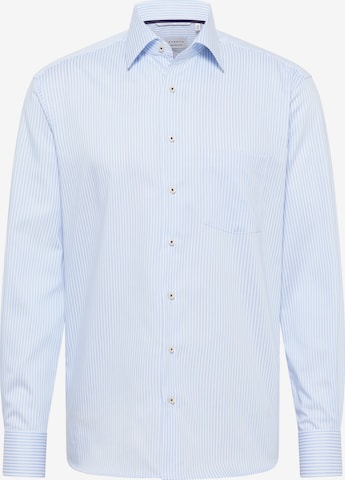 ETERNA Regular fit Zakelijk overhemd in Blauw: voorkant