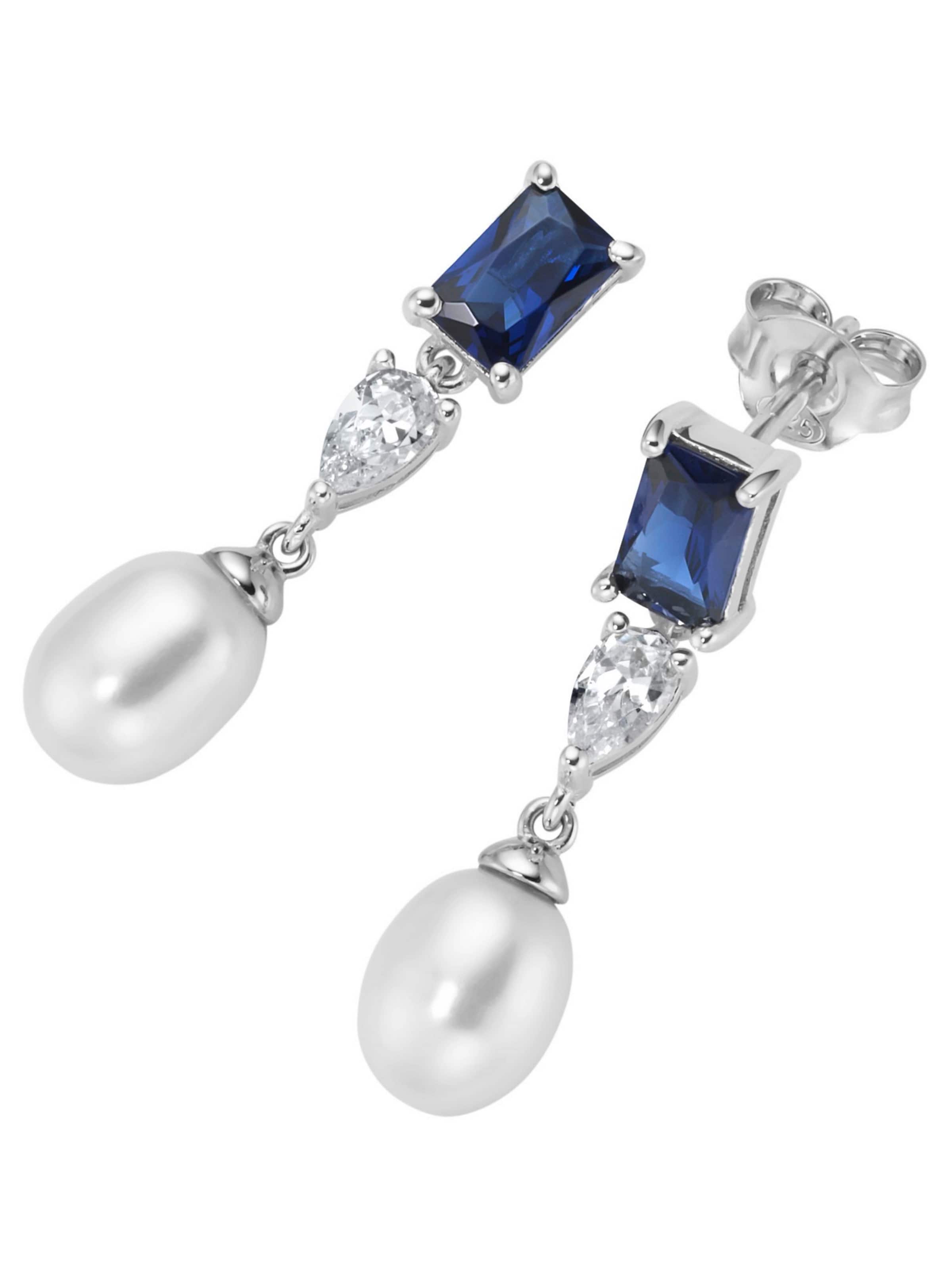 Boucles d'oreilles Smart Jewel en argent : devant