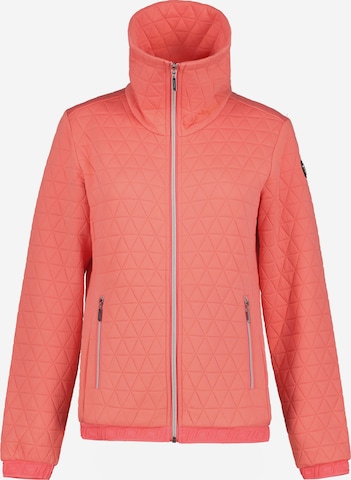 LUHTA Bluza polarowa funkcyjna 'Emboda' w kolorze czerwony: przód