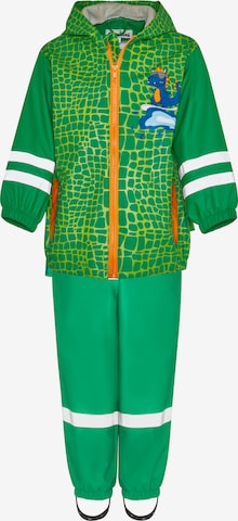 žalia PLAYSHOES Funkcinis kostiumas 'Dino': priekis
