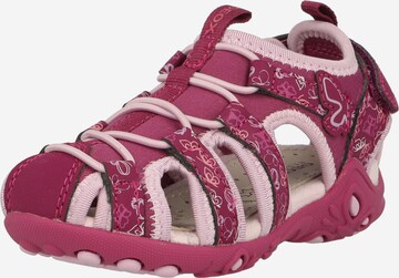 Chaussures ouvertes 'Whinberry' GEOX en rose : devant