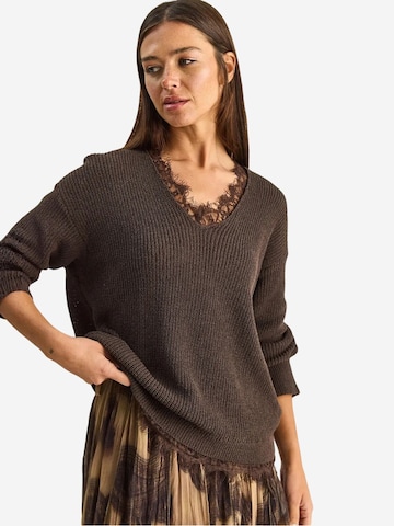 Bianco Lucci - Pullover 'Pullover' em castanho: frente
