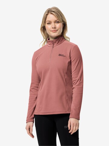 JACK WOLFSKIN Spordipullover 'Taunus', värv roosa: eest vaates