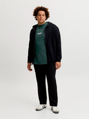 žalia Jack & Jones Plus Marškinėliai 'JJESoho'
