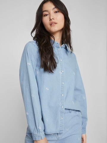 VILA Bluse in Blau