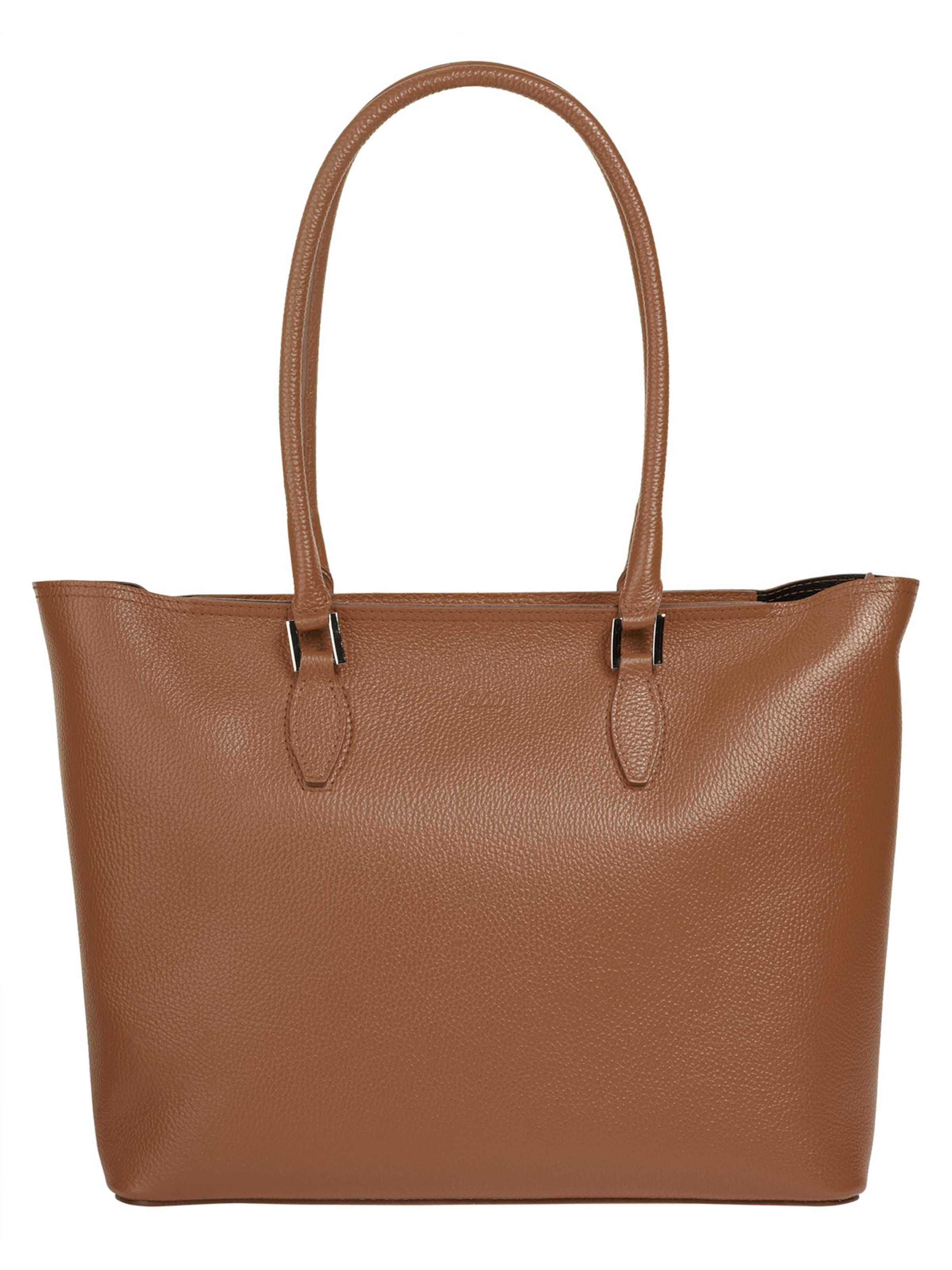 Cabas Cluty en marron : devant