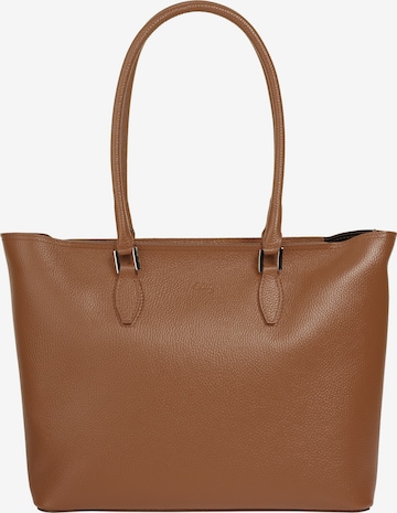 Cabas Cluty en marron : devant