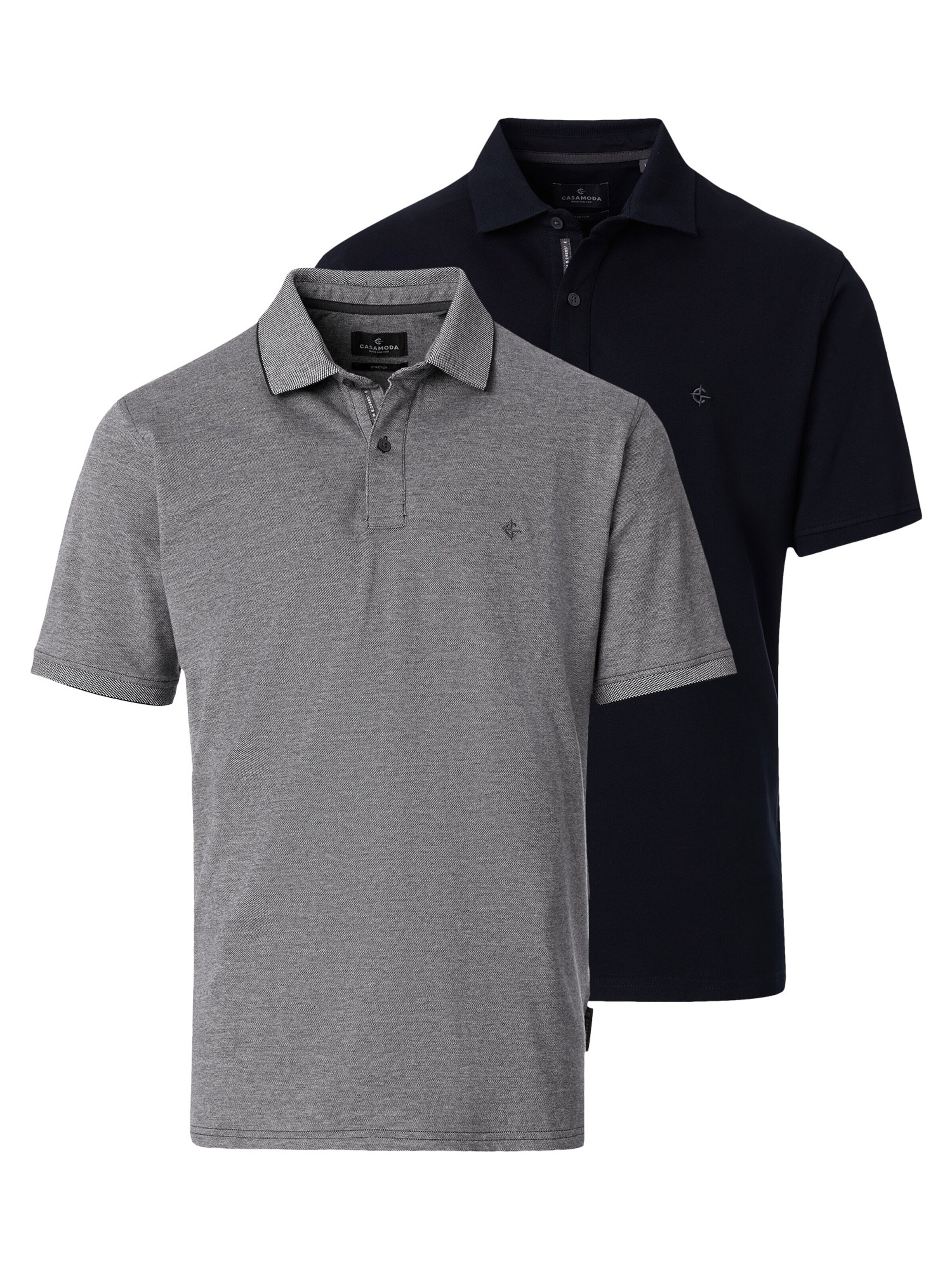 CASAMODA Shirt 'Basic' in Blue: front