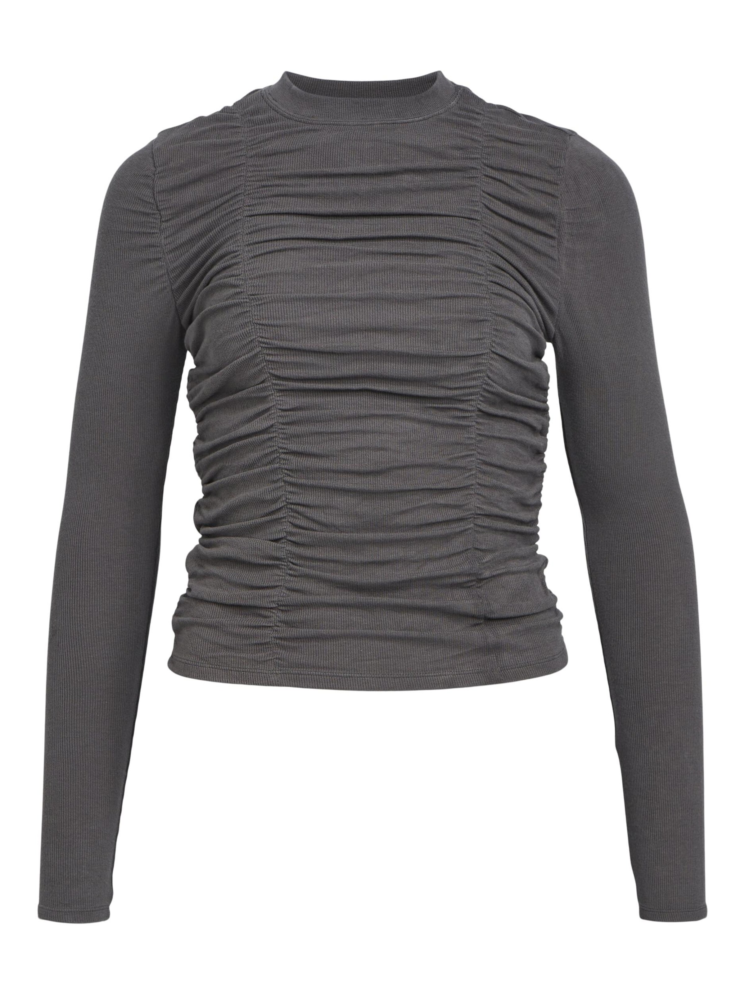 OBJECT Tričko 'MULAN' - Sivá: predná strana