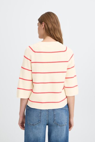 Pull-over ICHI en blanc