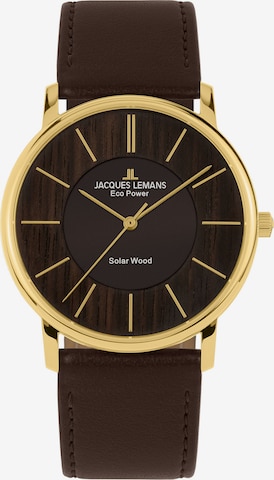 Jacques Lemans Analog Watch in Brown: front