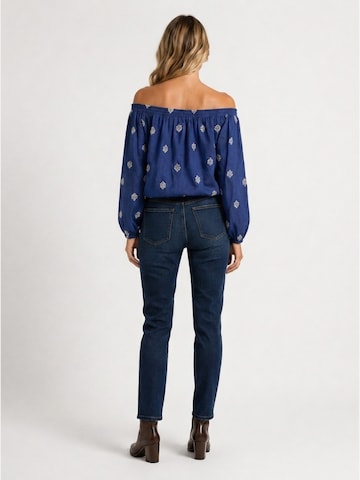 Miss June Blouse 'Gally' in Blue