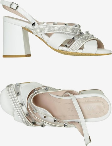 ALBA MODA Sandalen 35 in Weiß: Vorderseite