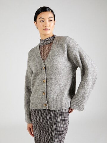 Sofie Schnoor Knit Cardigan in Grey: front