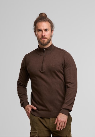 Sweat-shirt 'Lilamos' INDICODE JEANS en marron