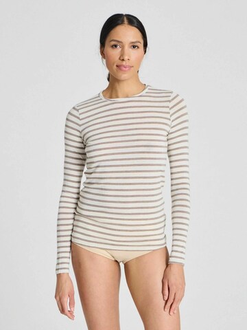 Gai+Lisva Shirt 'Thyra' in Braun: Vorderseite