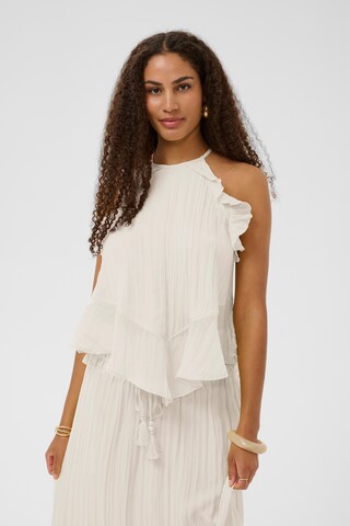 Cream Blouse 'CRIsabelle' in Wit: voorkant