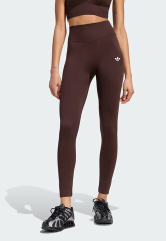 ADIDAS ORIGINALS Skinny Leggings 'Essentials' in Braun: Vorderseite