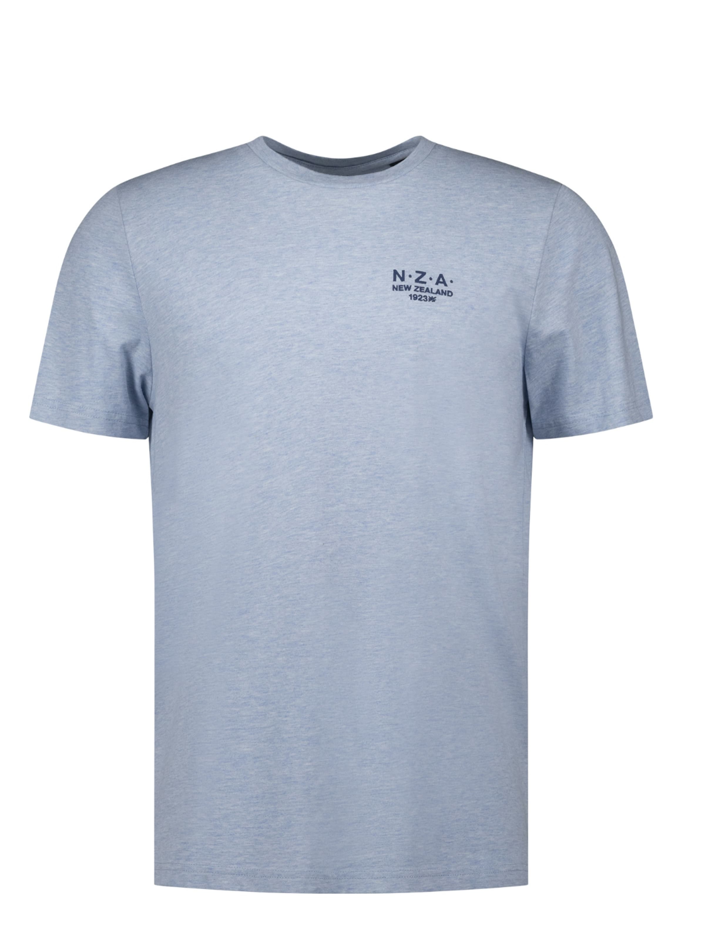 T-Shirt NZA en bleu : devant