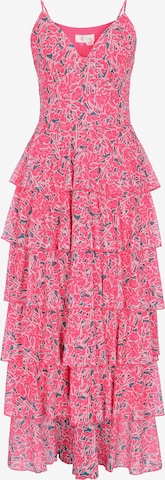 IZIA - Vestido em rosa: frente