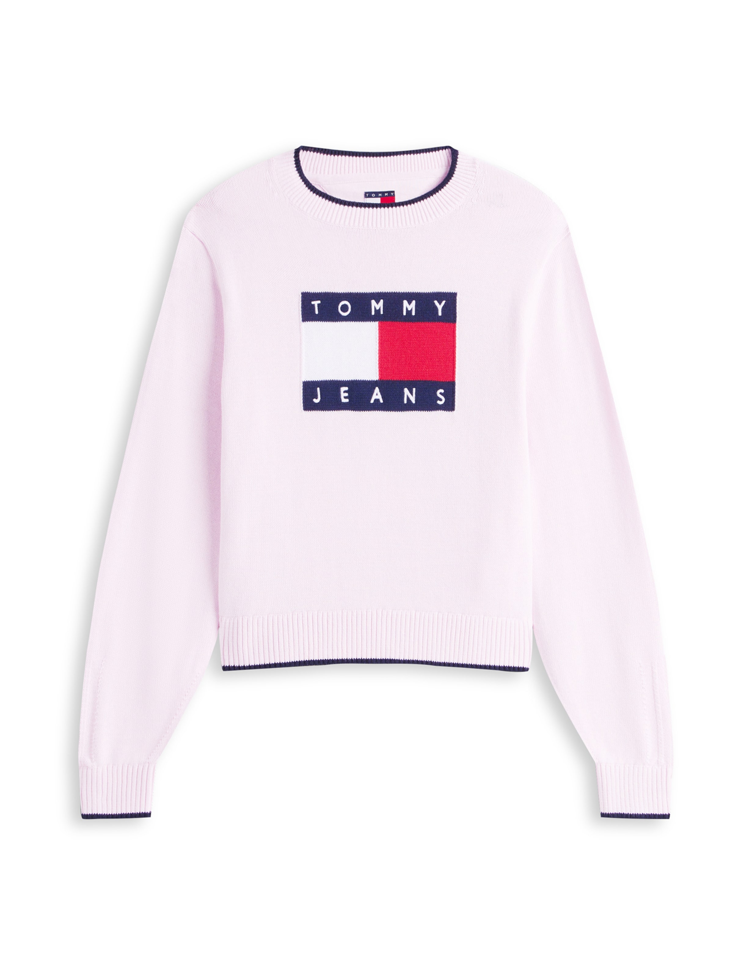 Tommy Jeans Pullover in Pink: Vorderseite