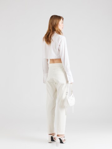 Regular Pantalon chino 'C_Tapata2-D' BOSS en blanc