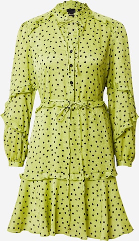 PINKO - Vestido camisero 'PICCADILLY' en verde: frente