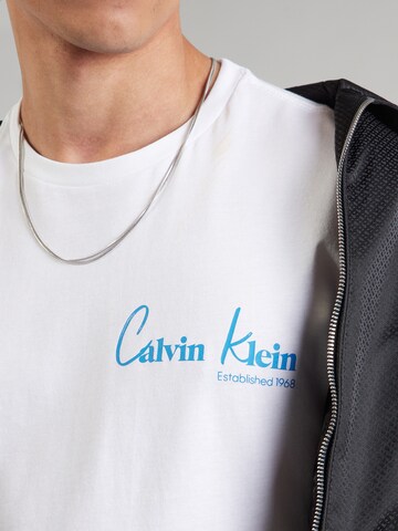 T-Shirt Calvin Klein Jeans en blanc