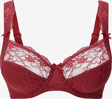 Reggiseno di LingaDore in rosso: frontale