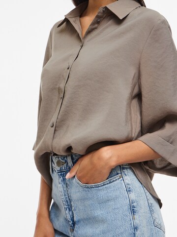 Chemisier 'VIHULA' VILA en marron